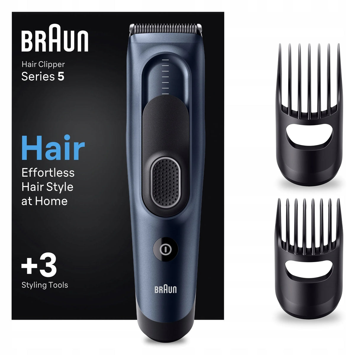 „Braun HC5350 Series 5“ plaukų ir barzdos kirpimo mašinėlė, 17 ilgio nustatymų
