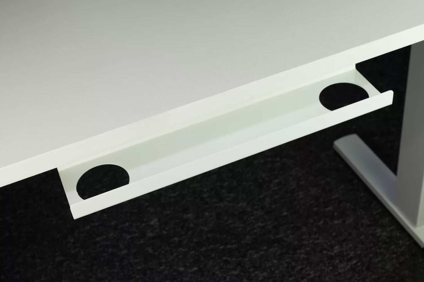 Elektrinis reguliuojamas stalas Control+ 120/60 LVNSystem baltas reg. 73-122