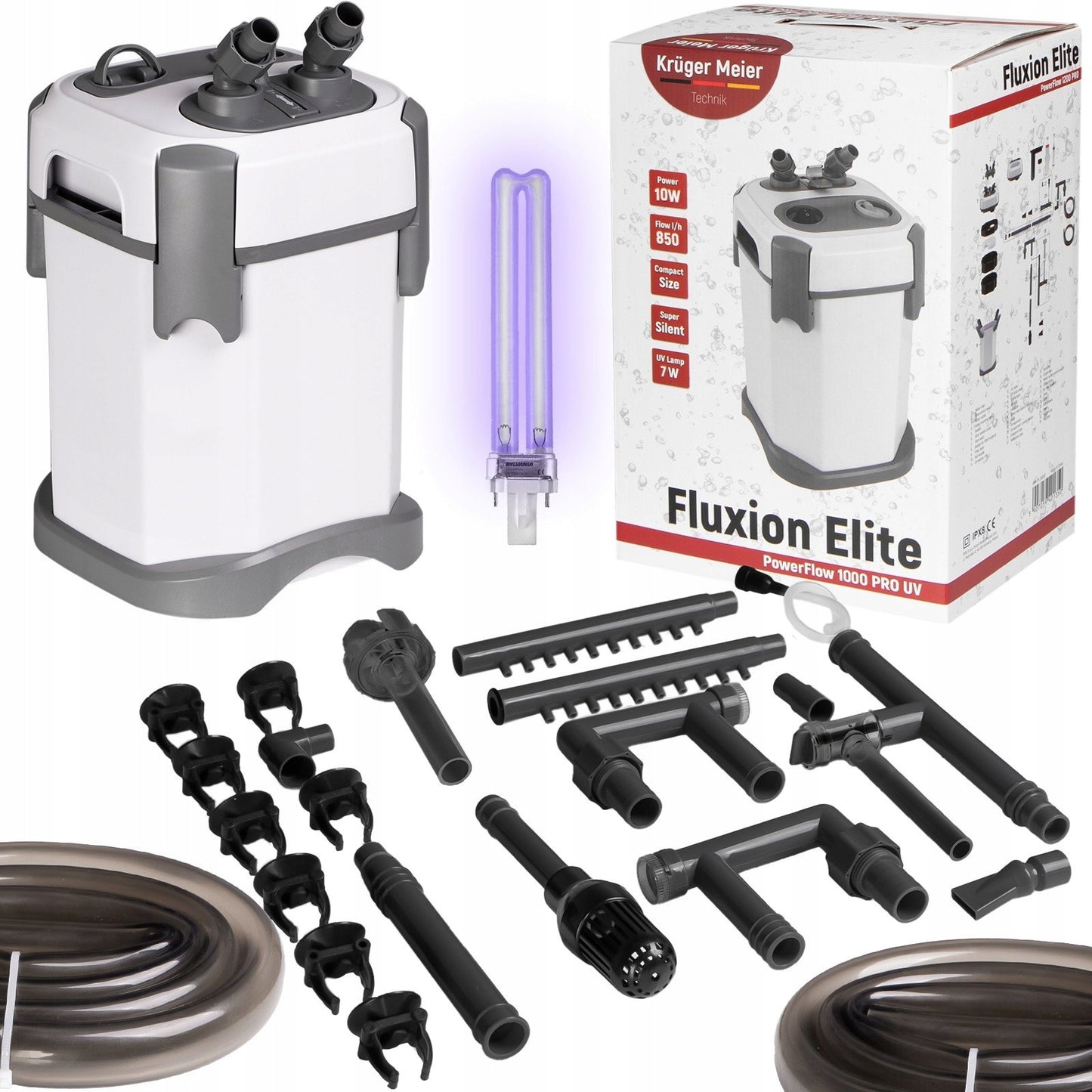 TYLUS UVC FILTRAS AKVARIUMUI STIPRI FILTRACIJA KRISTALINIS VANDUO IR STERILIZACIJA