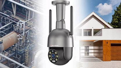 Lauko "WiFi" IP kamera 8MPx 4K SIGNALIZACIJA