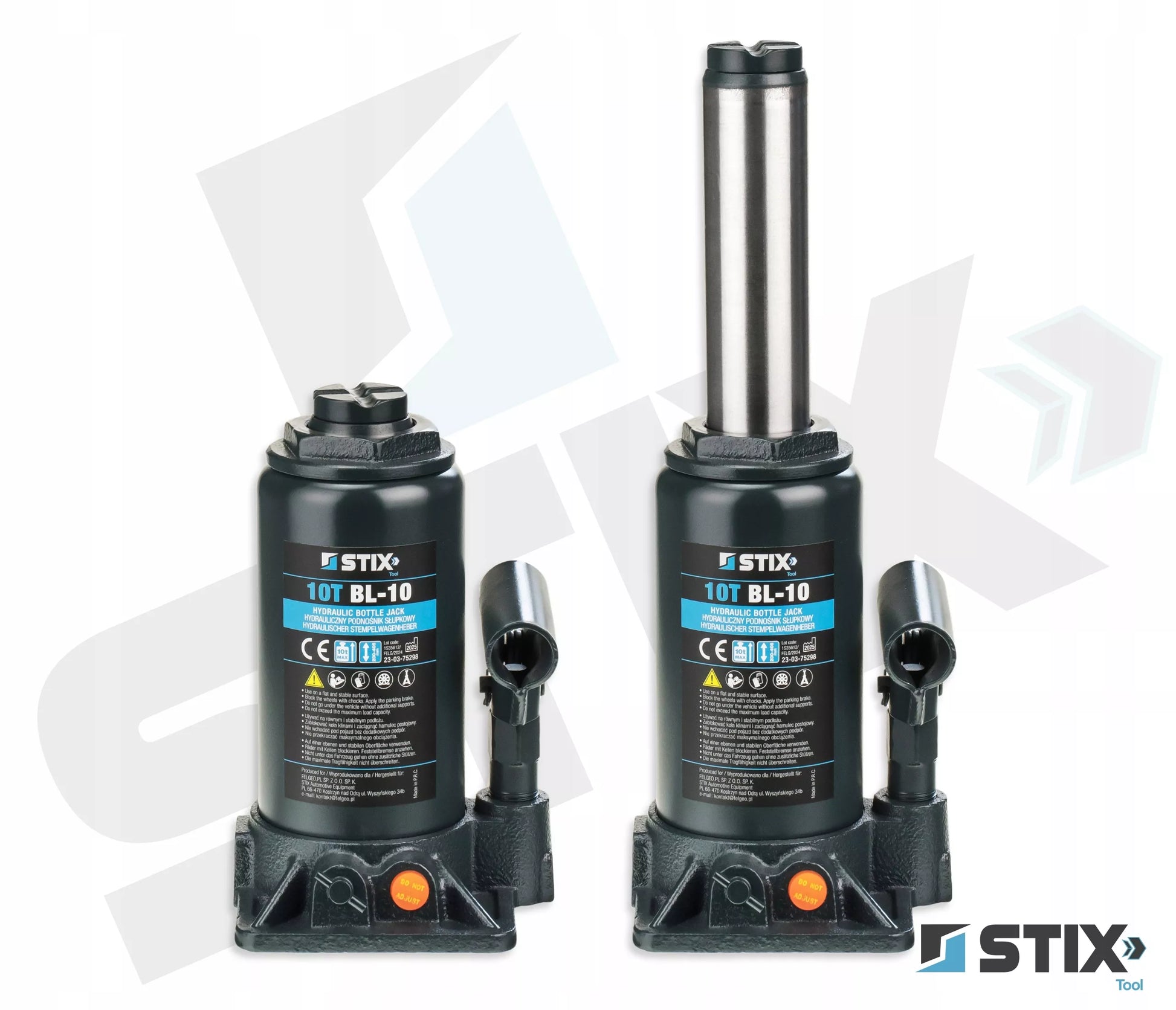 AUTOMOBILIO KĖLIKLIS 10T 200-405mm STULPINIS BUTELINIS HIDRAULINIS BL-10