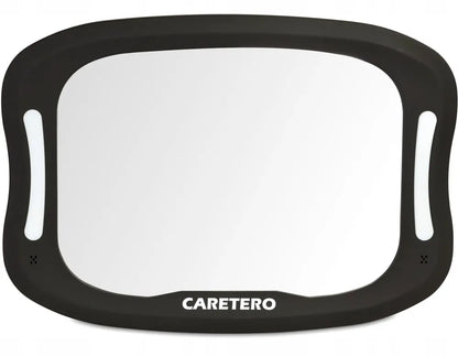 Caretero XL veidrodis vaiko stebėjimui su LED lempute ir nuotolinio valdymo pulteliu