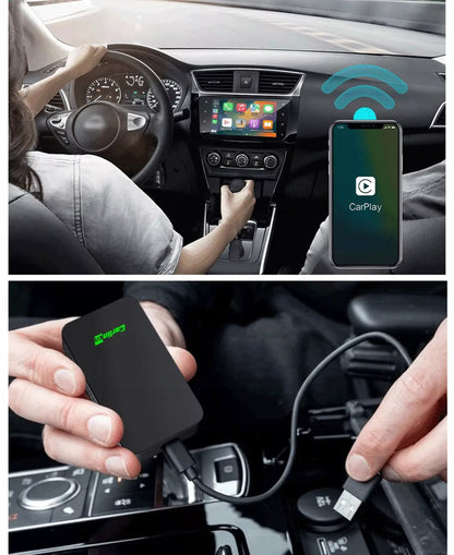 Carlinkit 5.0 belaidis Apple CarPlay ir Android Auto adapteris CPC200-2AIR
