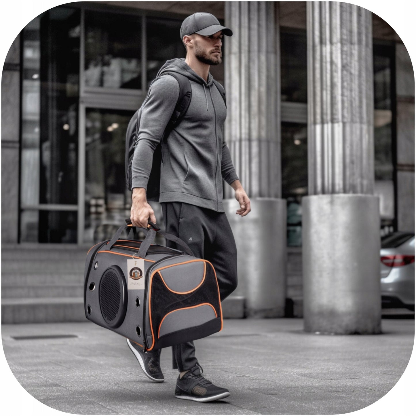 ULTRA PATVARUS PERVEŽIMAS ŠUNIUKUI IR KATES SU UFO LANGELIU IR PAVADĖLIU