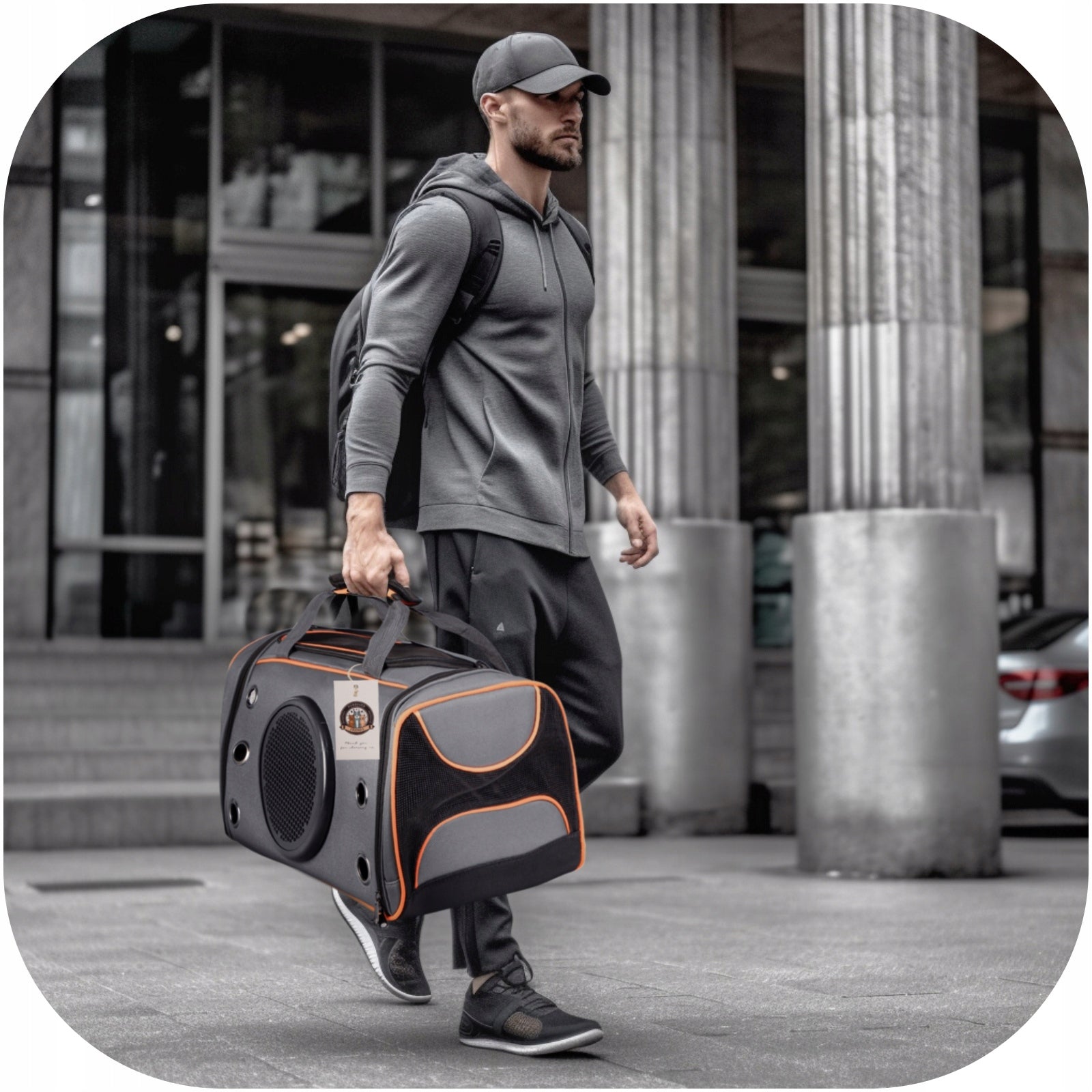 ULTRA PATVARUS PERVEŽIMAS ŠUNIUKUI IR KATES SU UFO LANGELIU IR PAVADĖLIU