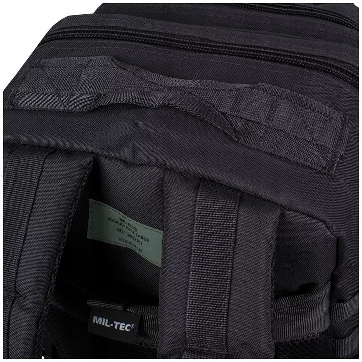Karinė taktinė kuprinė Mil-Tec Large Assault Pack 36 l Black