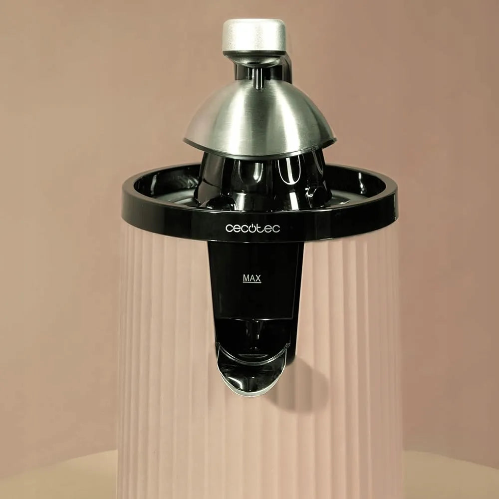 Cecotec Xqueeze RetroJuice 600 citrusinių vaisių sulčiaspaudė su svirtimi, 600 W, smėlio ir rudos spalvos, 03897