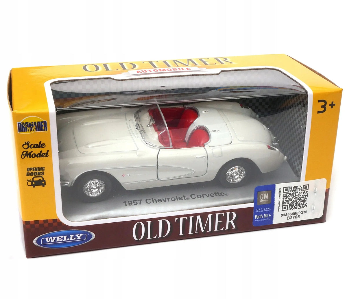 Chevrolet Corvette 1957, 1:34–1:39, WELLY