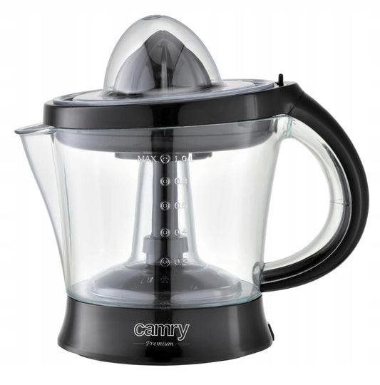 Citrusų sulčiaspaudė virtuvei 60 W, dvikryptė, 2 kūgiai, 1 l talpa