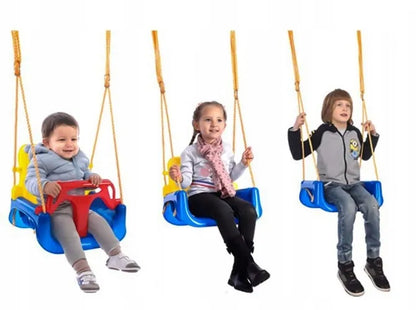 Coil 3in1 vaikiškos sodo sūpynės - tvirtas pakabinamas lopšys, žalias