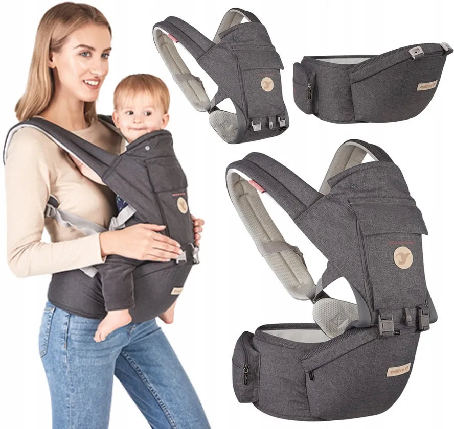 COLIBRO HONEY 12 viename ergonominė nešioklė su klubine sėdyne