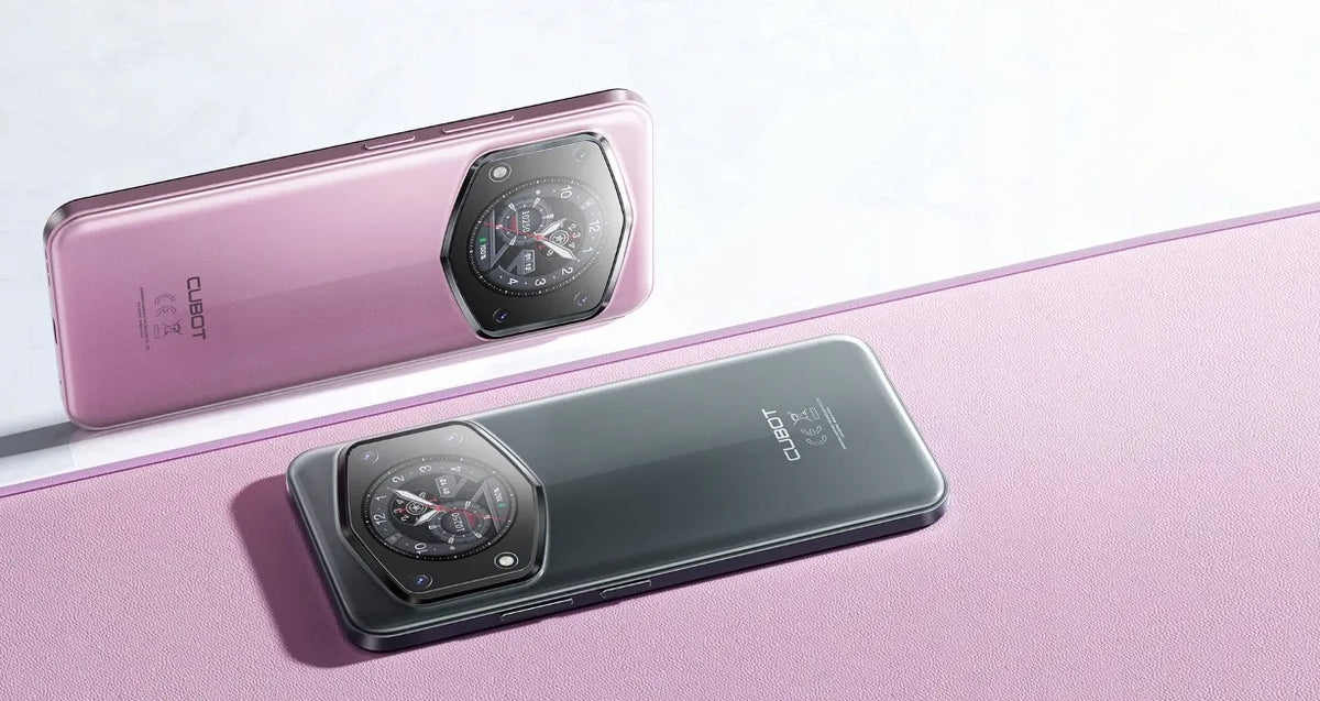 „Cubot A30“ išmanusis telefonas, 6,74 col., 6/128 GB, „Dual SIM“, LTE, „Android 14“ + dėklas + apsauginė plėvelė