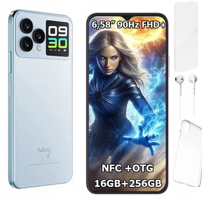 „Cubot HAFURY V1“ išmanusis telefonas, 16/256 GB, LTE, „Android 13“, NFC, su dėklu