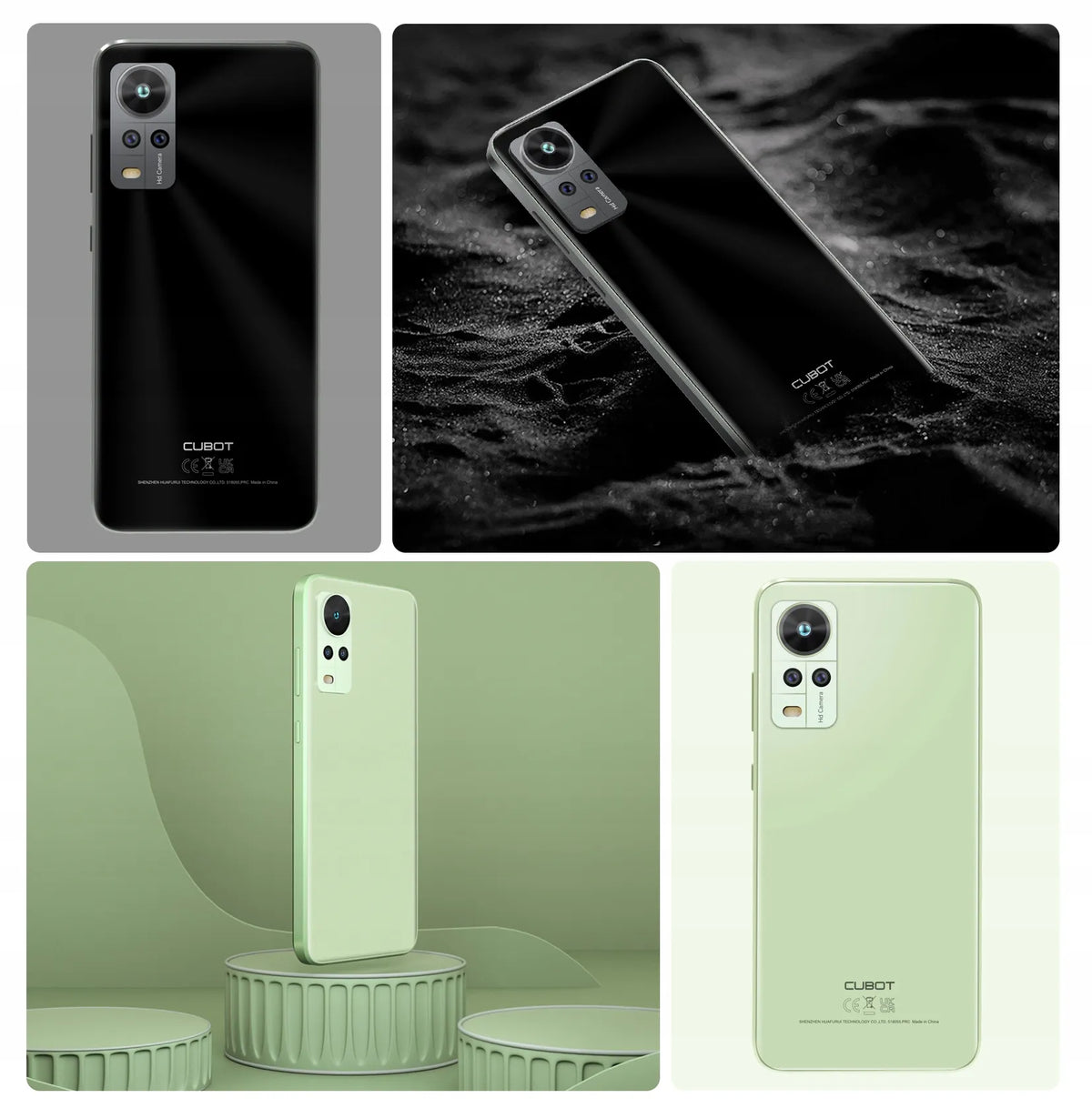 „Cubot Note 30“ išmanusis telefonas, 4/64 GB, LTE, „Android 12“, „Dual SIM“