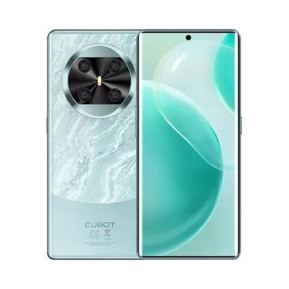 „Cubot X90“ išmanusis telefonas, 32/256 GB, dvi SIM kortelės, AMOLED 2K+, „Android 14“, NFC, žalias