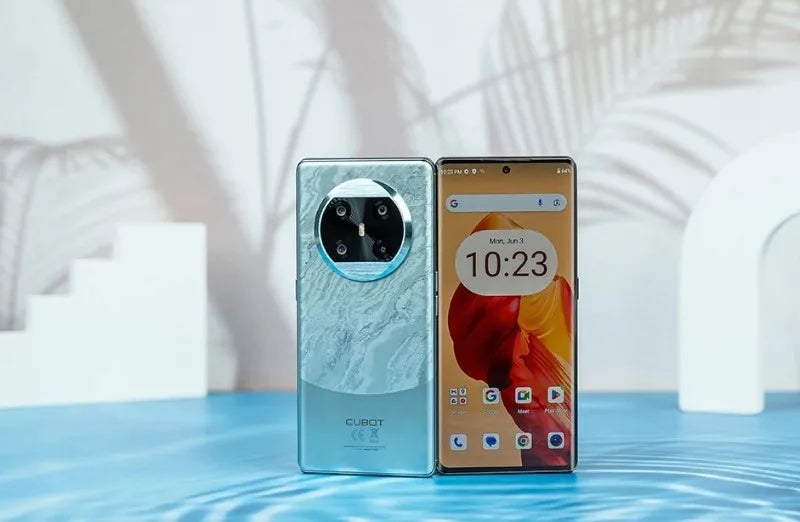 „Cubot X90“ išmanusis telefonas, 32/256 GB, dvi SIM kortelės, AMOLED 2K+, „Android 14“, NFC, žalias