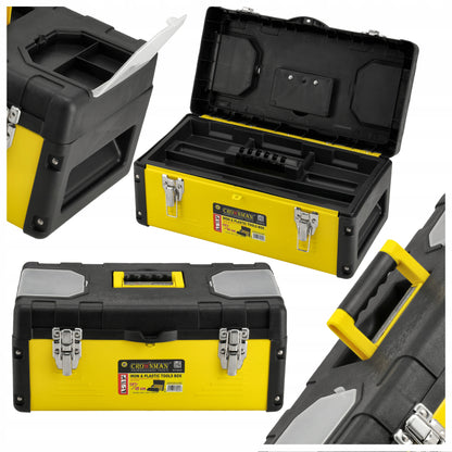 Metalinė išskleidžiama įrankių dėžė su stalčiais