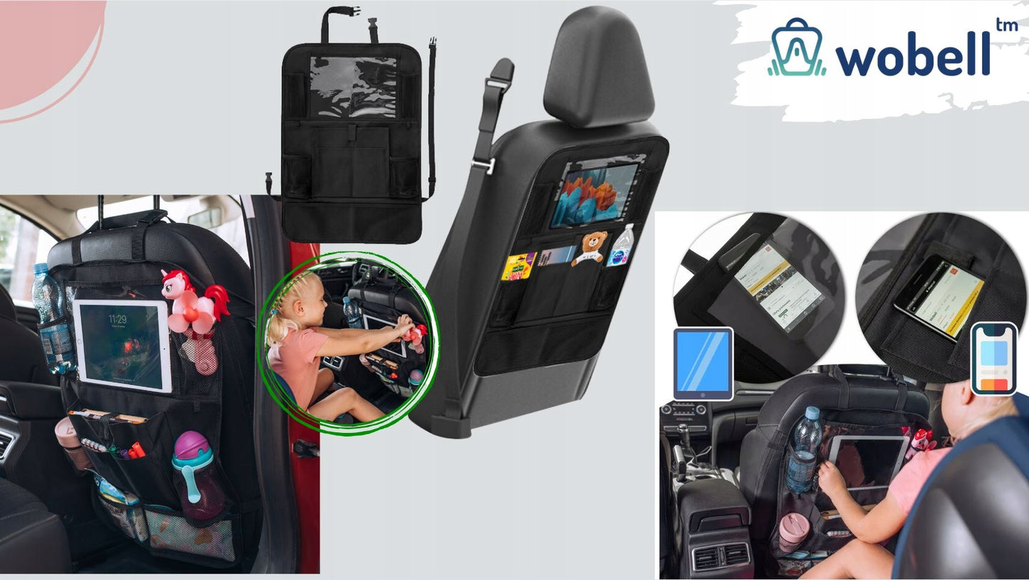 Automobilinis organizatorius apsauga sėdynei tvirtas