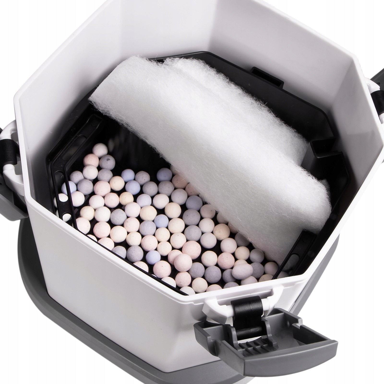 KUBELINIO FILTRAS 1000L/H IKI 250L Galingas Tylus PILNAS KOMPLEKTAS 12W