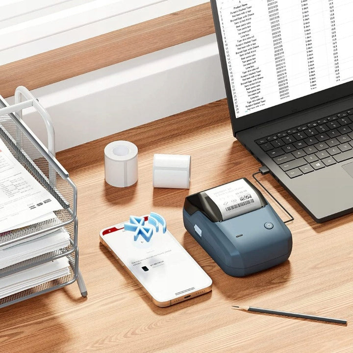 B1 Niimbot Bluetooth lipnios terminės etiketės spausdintuvas