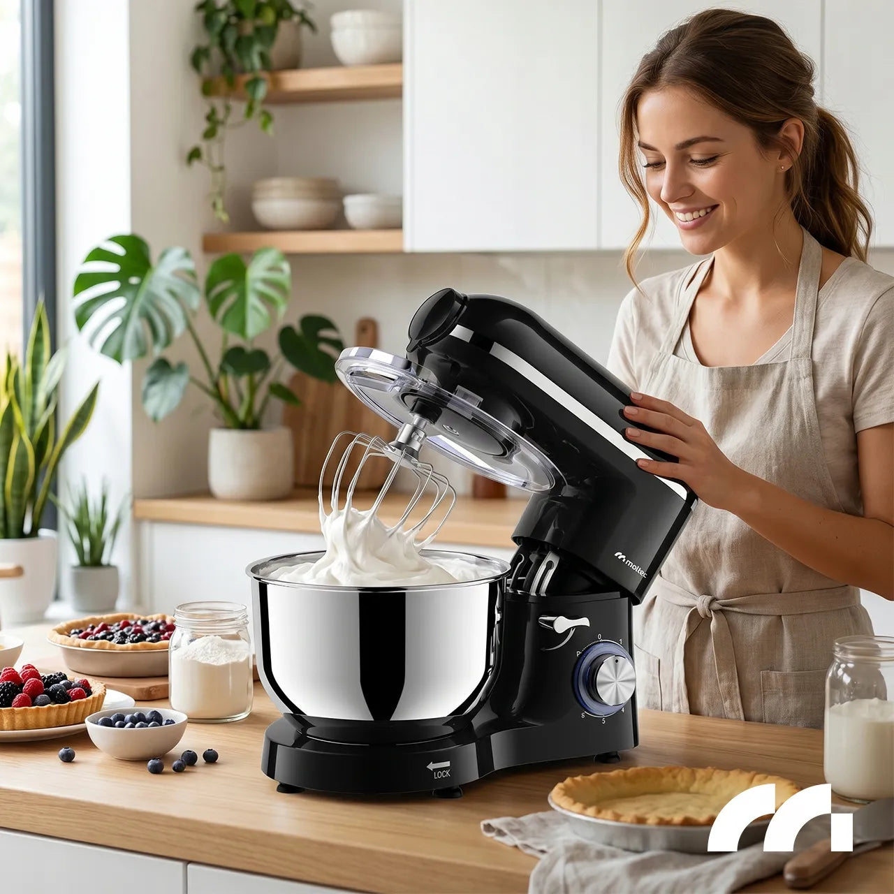 Daugiafunkcinis planetinis virtuvės kombainas Maltec, 2000 W, 6,2 l