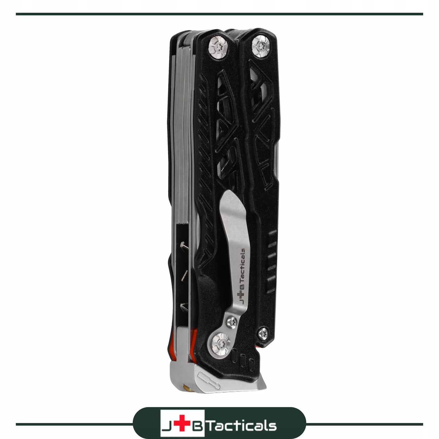 Daugiafunkcis įrankis JB Tacticals 17-in-1, replės, peilis, dėklas