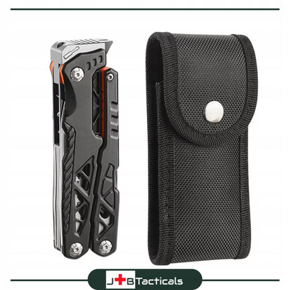 Daugiafunkcis įrankis JB Tacticals 17-in-1, replės, peilis, dėklas