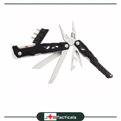 Daugiafunkcis įrankis JB Tacticals 17-in-1, replės, peilis, dėklas