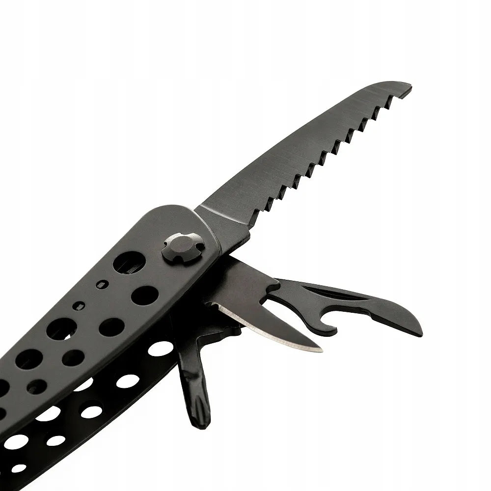 Daugiafunkcis įrankis M-TAC TYPE 1, nerūdijantis plienas, 11-in-1, juodas