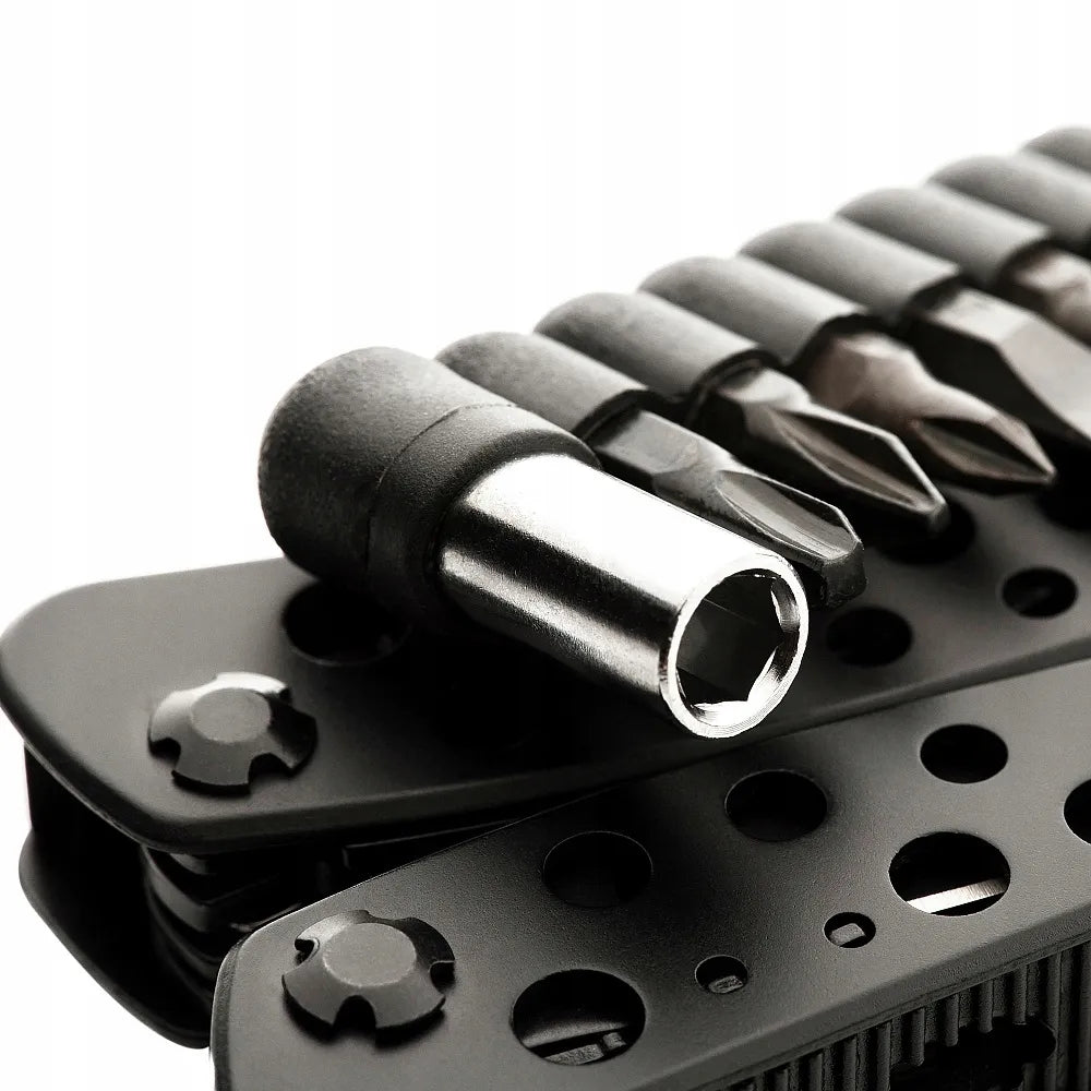 Daugiafunkcis įrankis M-TAC TYPE 1, nerūdijantis plienas, 11-in-1, juodas