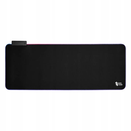 Daugiaspandexė kilimėlis pelei biurui, RGB kilimėlis su USB šakotuvu, 80 × 30 cm