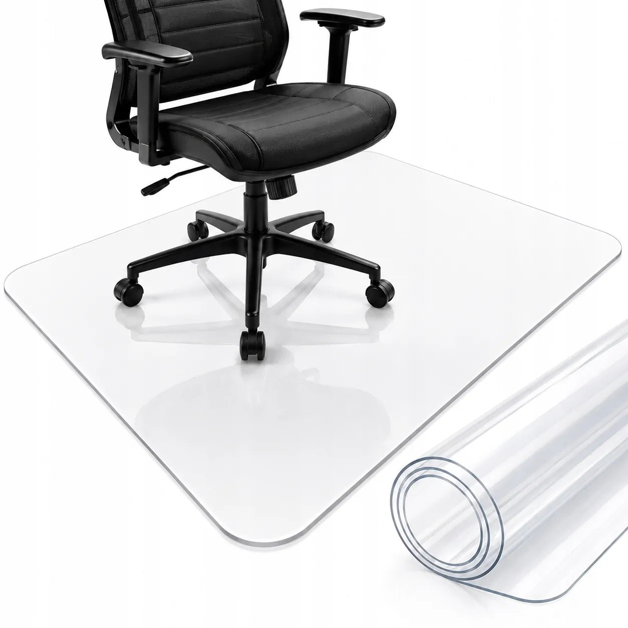Decortrend PVC apsauginis kilimėlis kėdei 180x120 cm - minkštas stiklas stalviršiams