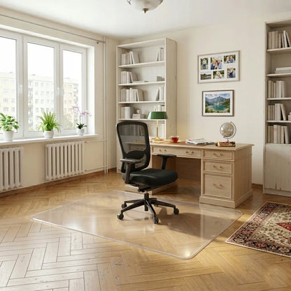 Decortrend PVC apsauginis kilimėlis kėdei 180x120 cm - minkštas stiklas stalviršiams