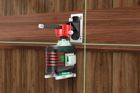 Delphi tools 360° savaime išsilyginantis kryžminis lazerinis nivelyras, 16 linijų 4D, žalias