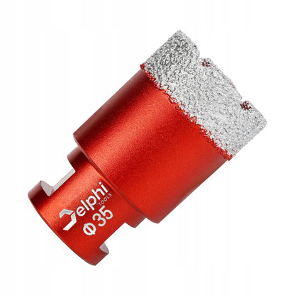 „Delphi Tools“ deimantinių karūnų rinkinys plytelėms, M14, 6, 8, 10, 35 ir 68 mm, su adapteriu