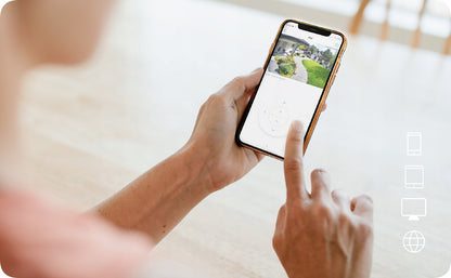 Lauko Pasukama WiFi Kamera 5MPx SU GARSU IR JUDĖSIO APTIKIMU, Metalinė, Juoda, PTZ