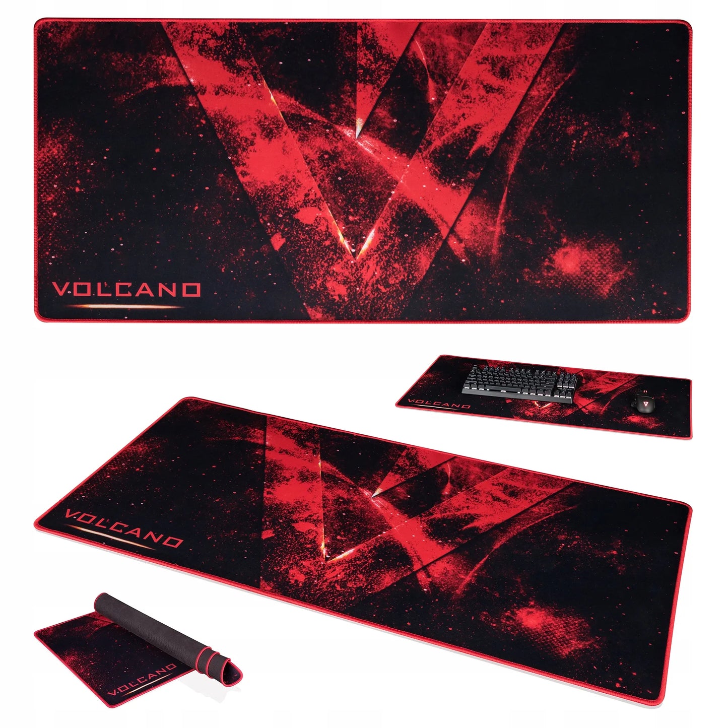 Didelė kompiuterio pelės kilimėlis MODECOM VOLCANO EREBUS neslystantis 90 x 42 cm