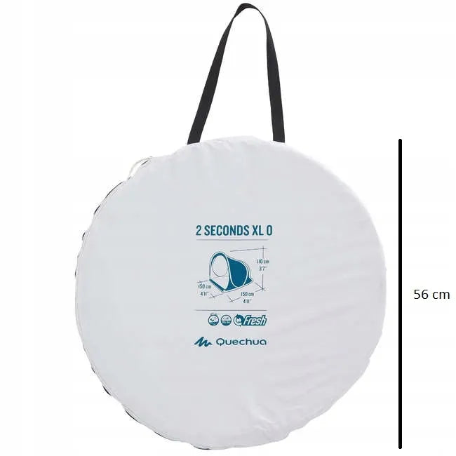 Didelė paplūdimio palapinė Quechua 2 Seconds XL FRESH - tvirta ir kokybiška