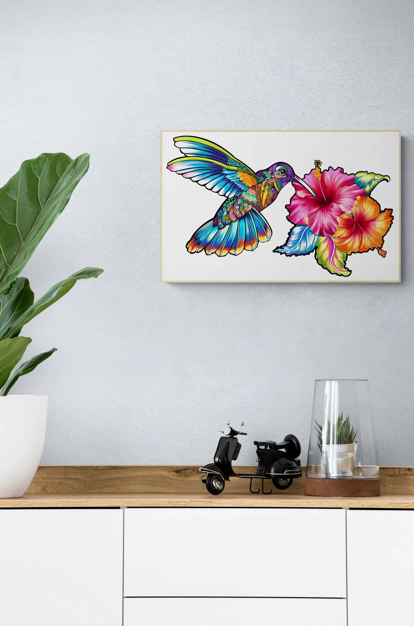 DIDELĖS MEDINĖS DĖLIONĖS SUAUGUSIESIEMS KOLIBRIS 235 DETALĖS MEDINĖJE DĖŽUTĖJE