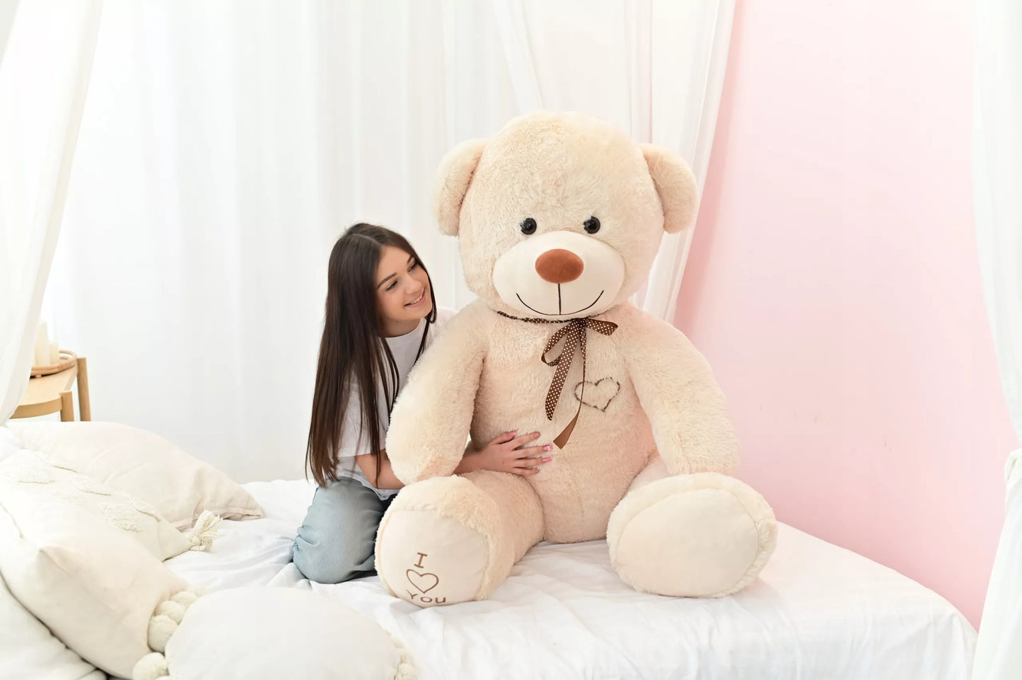 Didelis pliušinis meškinas milžiniškas 190 cm