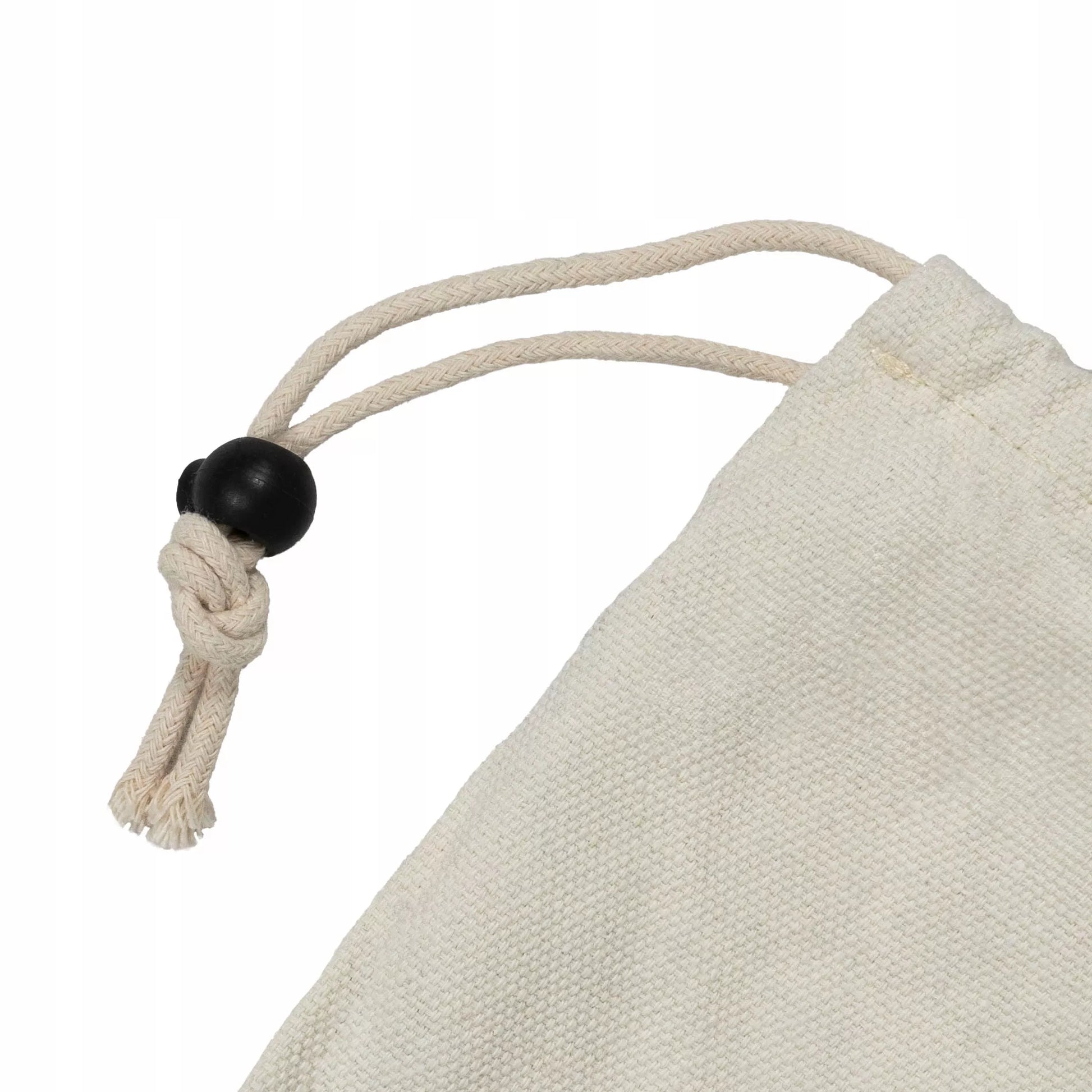 DIDELIS sodo hamakas BOHO stiliaus su kutais, balkono ar turisto hamakas, šviesiai smėlio spalvos