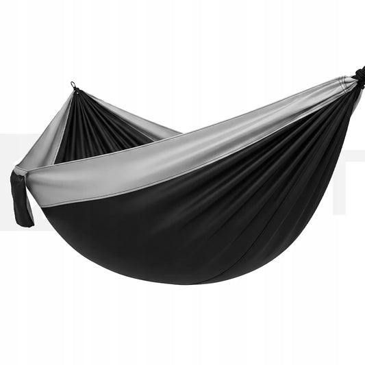 DIDELIS VIENVIETIS TURISTINIS HAMAKAS 275x150 CM SODO KELIONIŲ STOVYKLAVIMO