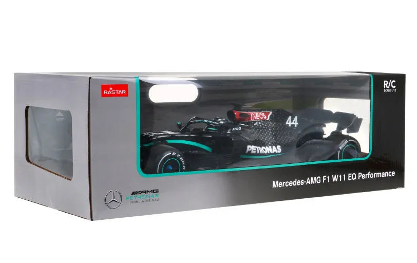 Didžiosios nuotoliniu būdu valdomos lenktyninės mašinėlės Mercedes AMG Formula 1 RC 1:12