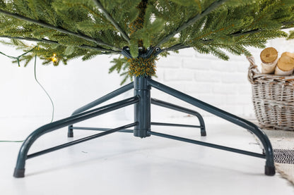 Dirbtinė eglutė Arkties eglė žalia PE+PVC 1,95 m + LED girlianda