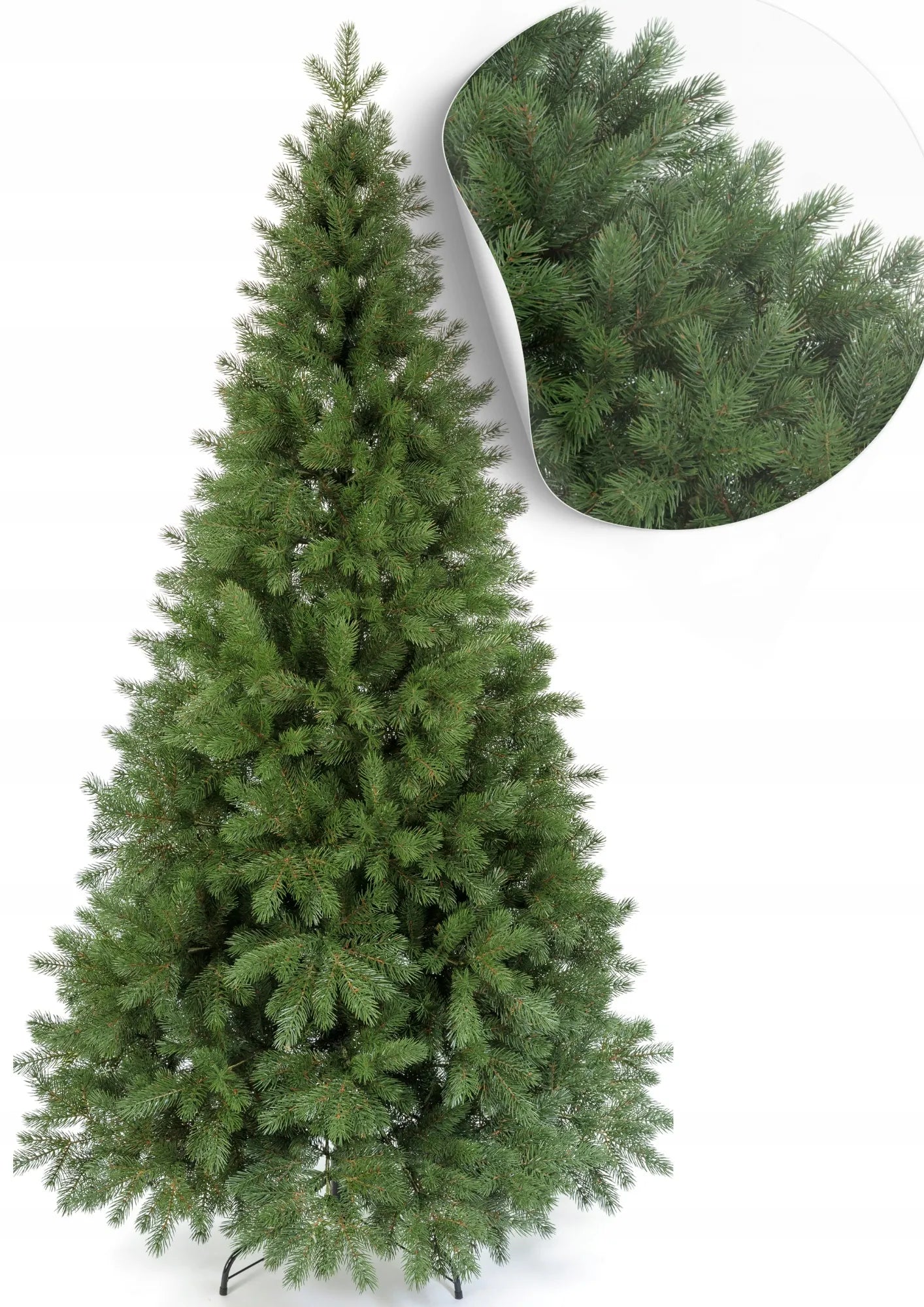 Dirbtinė eglutė pušis 3D 250 cm FULL PE PREMIUM – kaip tikra, tanki ir elegantiška