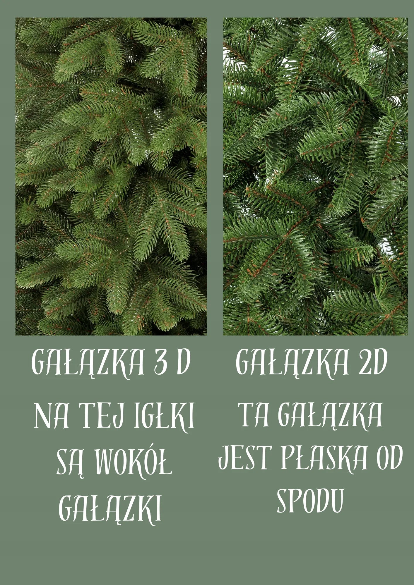 Dirbtinė eglutė pušis 3D 300 cm FULL PE PREMIUM tikroviška tanki ir elegantiška