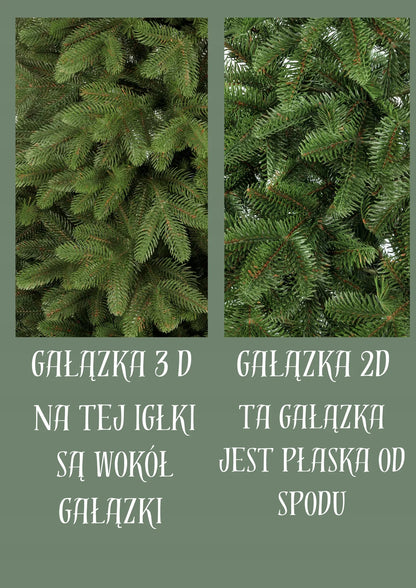 Dirbtinė eglutė pušis 3D 300 cm FULL PE PREMIUM tikroviška tanki ir elegantiška