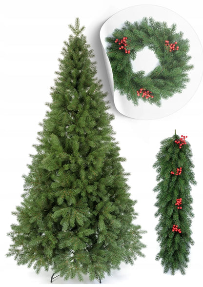 Dirbtinė eglutė pušis 3D 300 cm FULL PE PREMIUM tikroviška tanki ir elegantiška