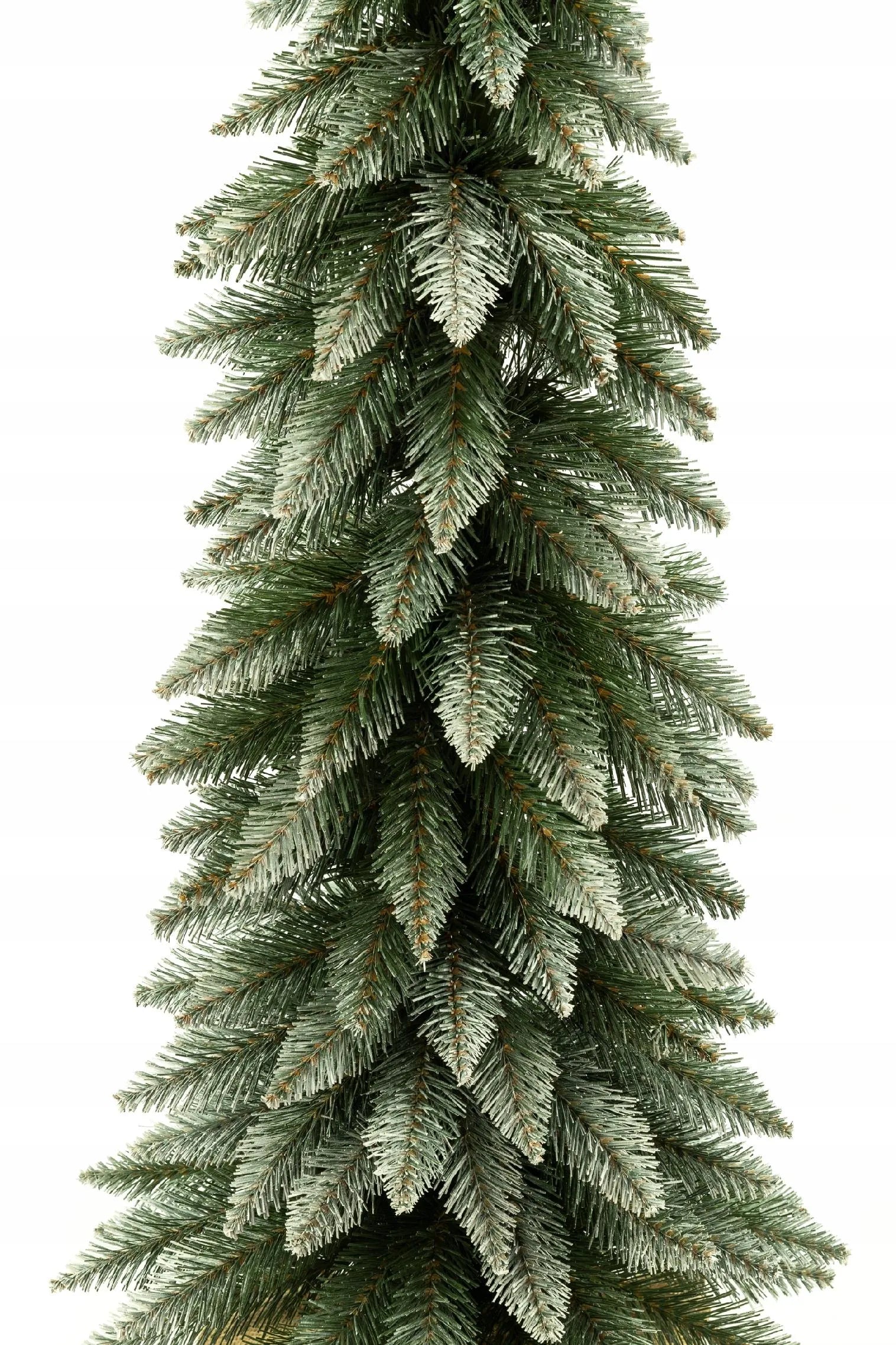 Dirbtinė eglutė SLIM Tatrų eglė, siaura, baltais galiukais, 110 cm