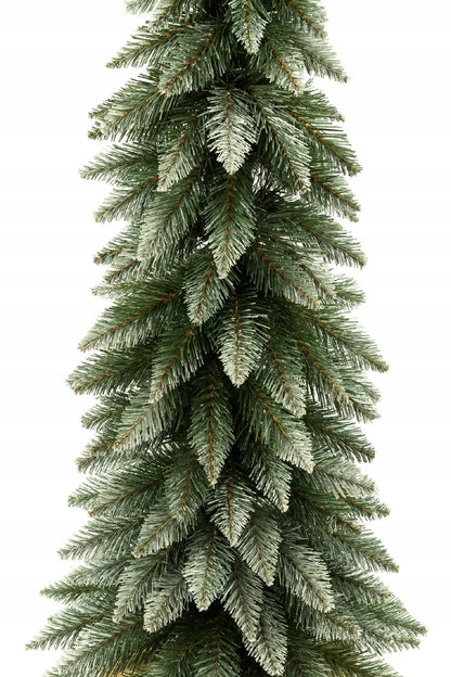 Dirbtinė eglutė SLIM Tatrų eglė, siaura, baltais galiukais, 110 cm